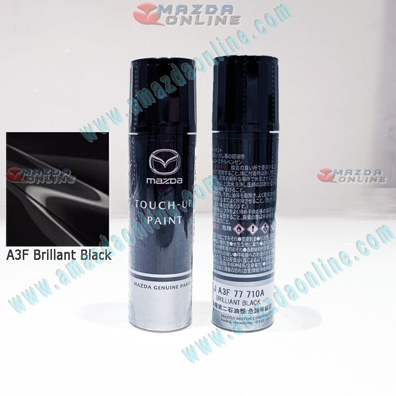Mazda Japan Original Touch Up Paint 15ml x 1PC – A3F Brillant Black