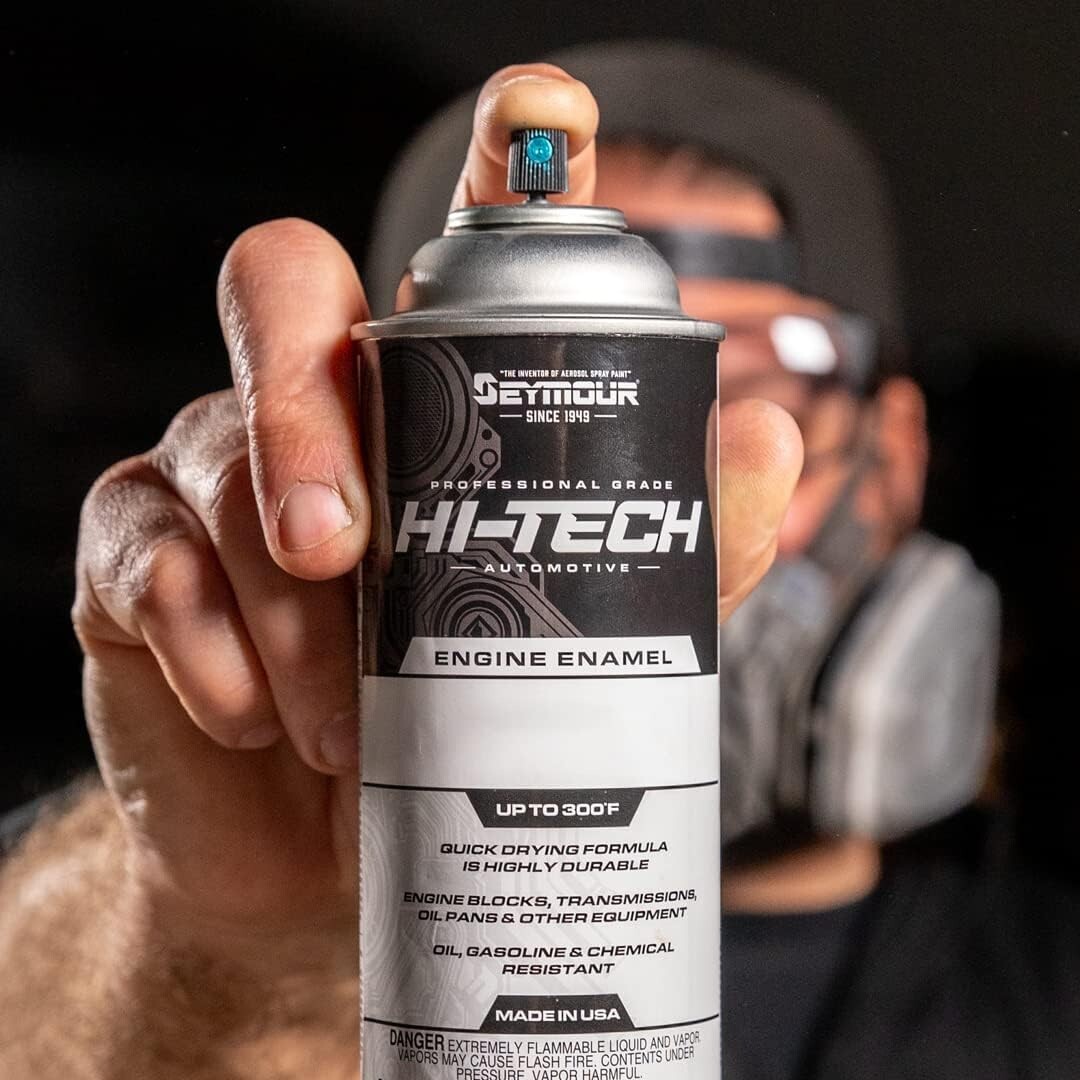 Universal Gold Spray Paint Golden Hi-Tech Engine Sprayer Fast Dry 12 Oz Eggshell