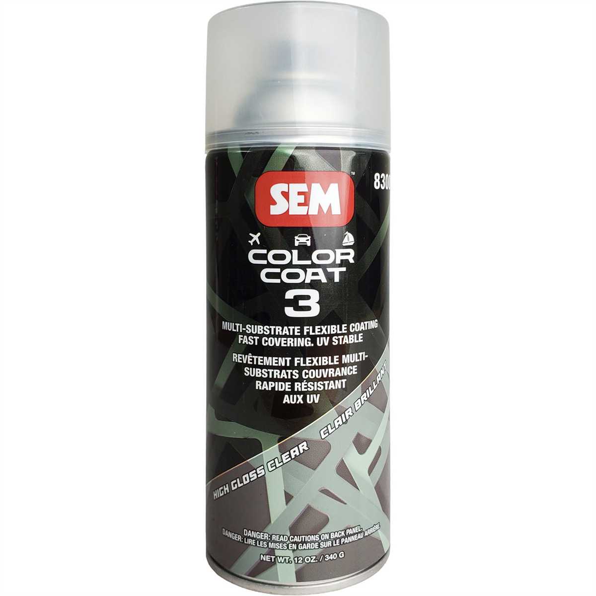 SEM Paints Color Coat 3 High Gloss Clear 16 oz Aerosol