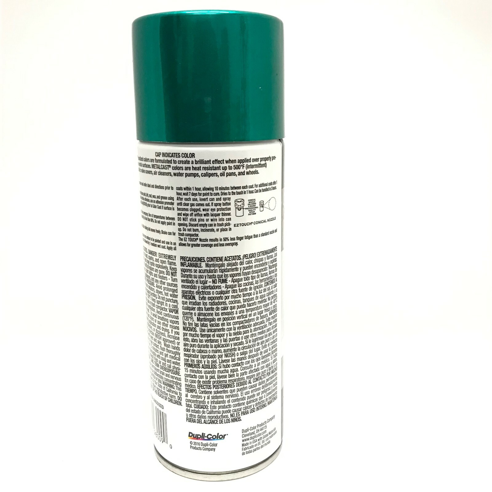 Duplicolor MC203-6 PACK MetalCast GREEN Anodized Heat Resistant Coat – 11oz