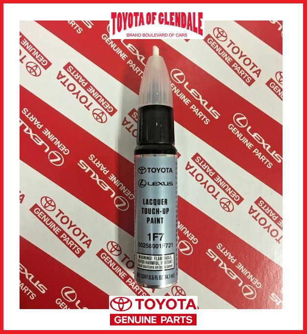 GENUINE TOYOTA CLASSIC SILVER MICA TOUCH-UP PAINT PEN CODE 1F7 OE 00258-001F7-21