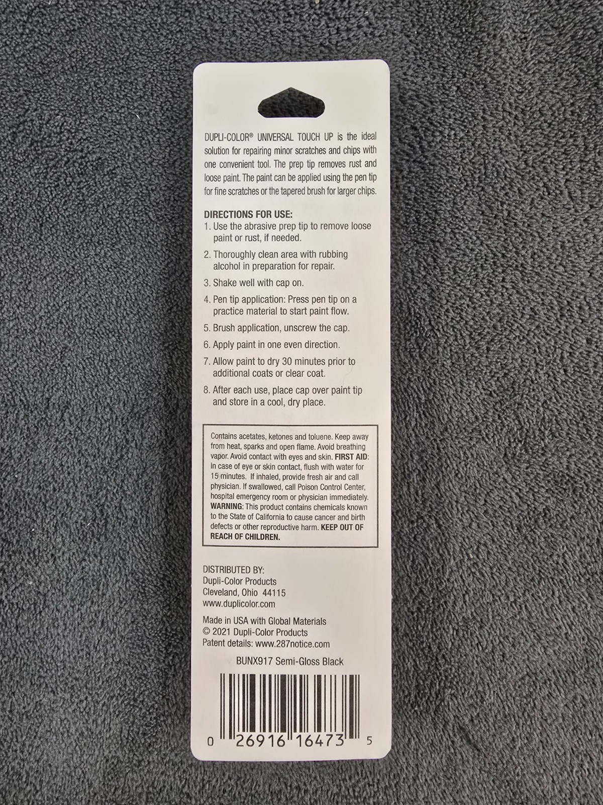 Dupli-Color Universal Semi-Gloss Black BUNX917