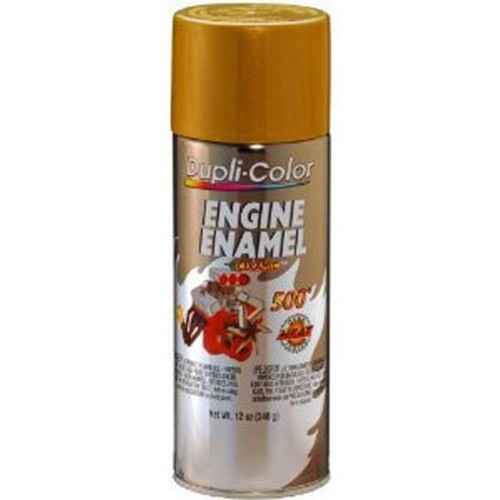Duplicolor DE1604 Engine Enamel Paint, Universal Gold, 12 Oz Can