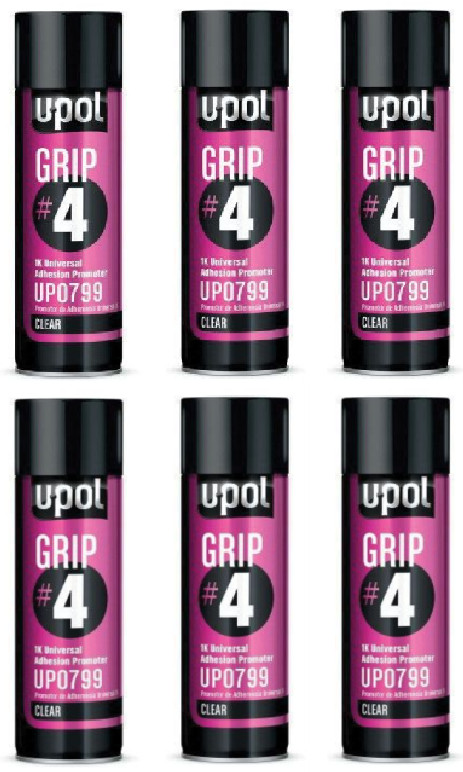 U-POL UP0799 Grip #4 Universal Adhesion Promotor Aerosol 450ML Can UPOL (6/PK)