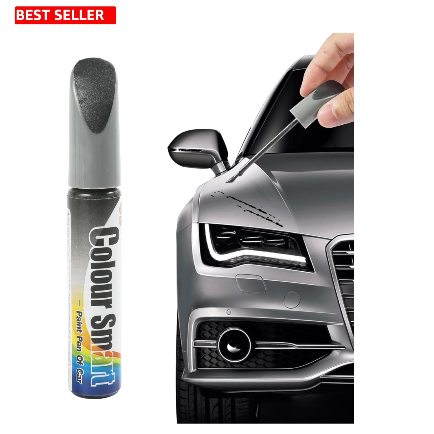 Versatile Gray Car Scratch Repair Pen – Multi-Color Options for Precise Touch-Up