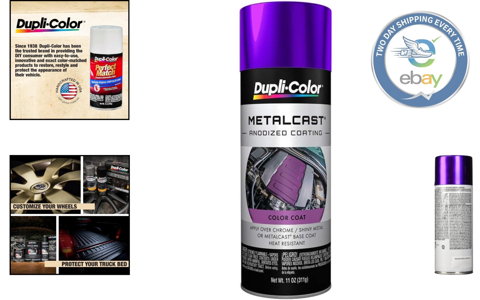 Durable 11oz Metallic Purple Anodized Paint for Cars & Trucks – Easy Application