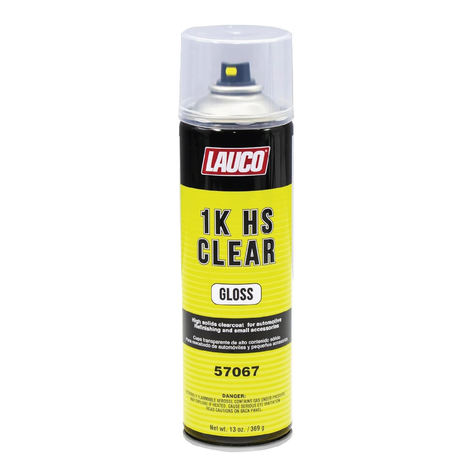 LAUCO 1K HS Gloss Clear 13 oz. Automotive Aerosol Spray Paint Can – Acrylic