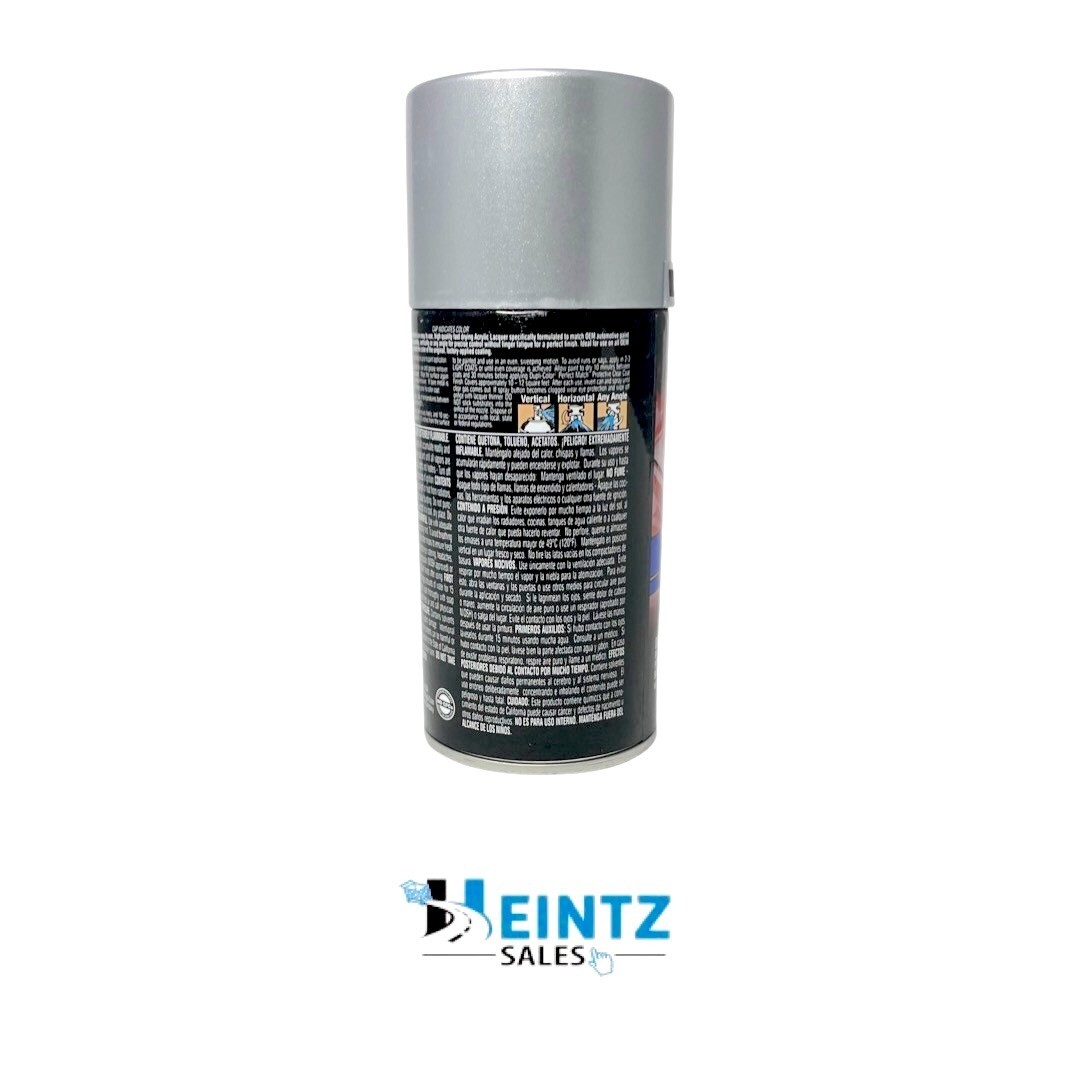 Duplicolor BHA0971 Perfect Match Honda Satin Silver Metallic NH623M 8oz Aerosol