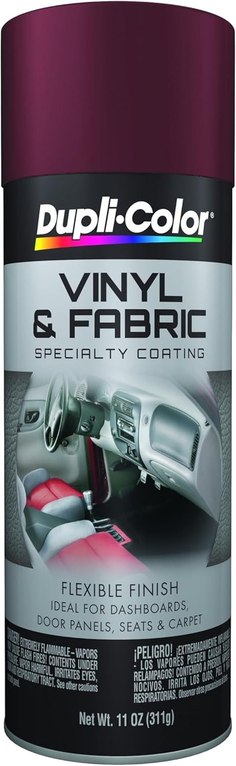 Dupli-Color HVP110 Vinyl and Fabric Coating 11 Ounce (Pack of 1), Burgundy