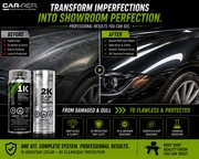 CAR-REP Basecoat & 2K Clearcoat for 2024 Audi Ibis White LY9C, T9