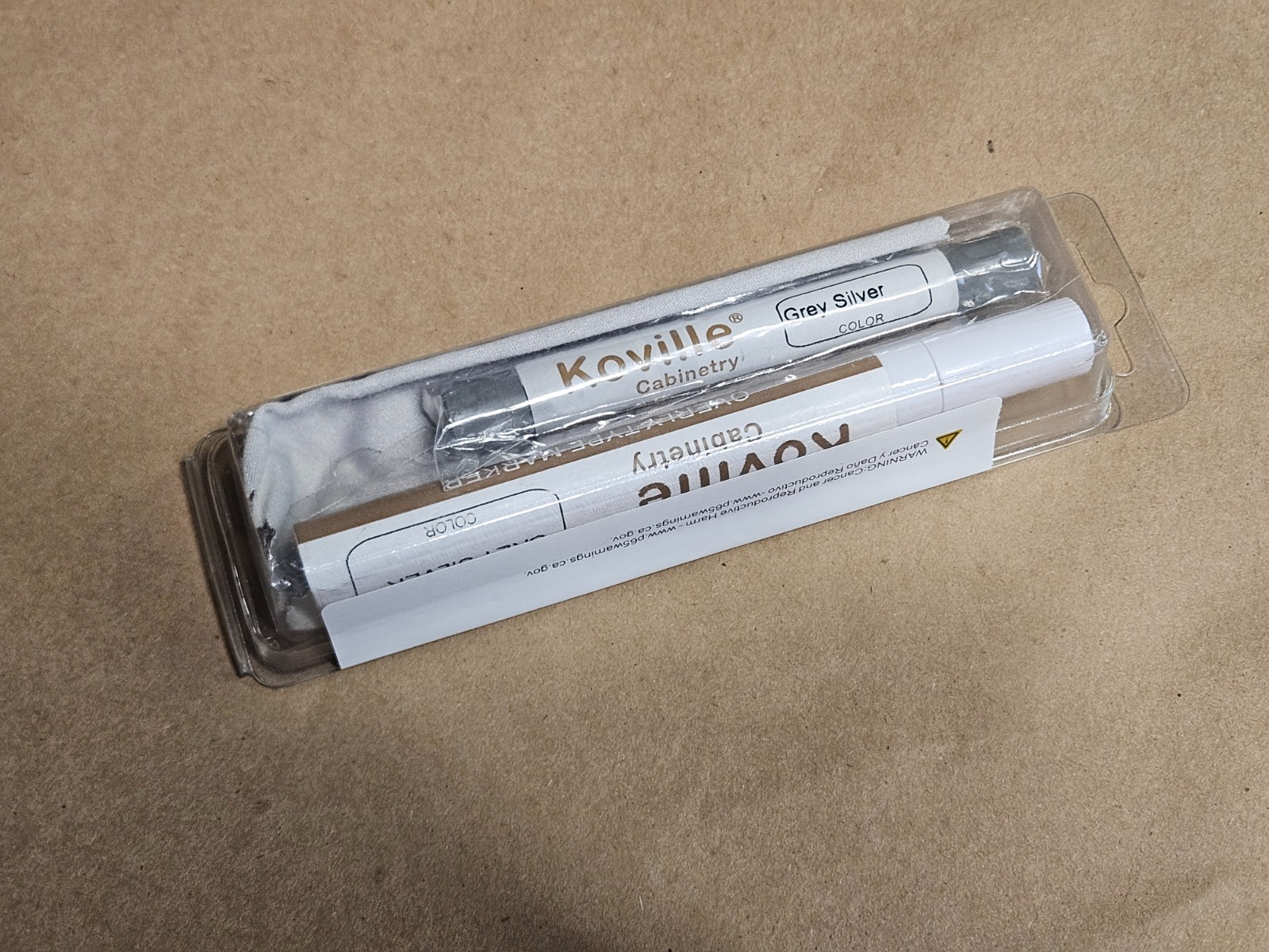 Koville Cabinetry Grey Silver Touch Up Kit