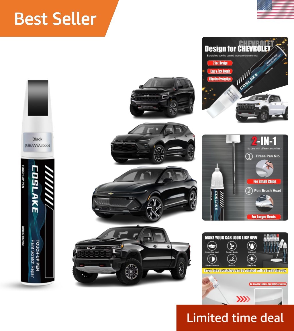 Effortless Car Scratch Repair Paint – Gloss Finish, 12ml Color Matched Solution