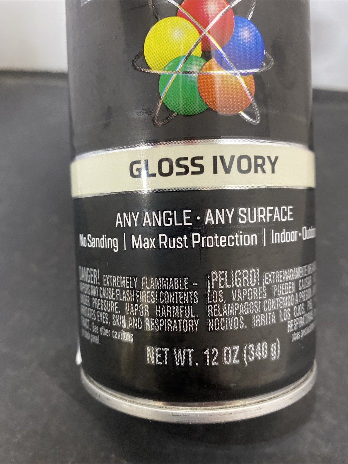 Krylon K02711007 Fusion All-In-One Spray Paint (Indoor/Outdoor) Gloss Ivory 12OZ
