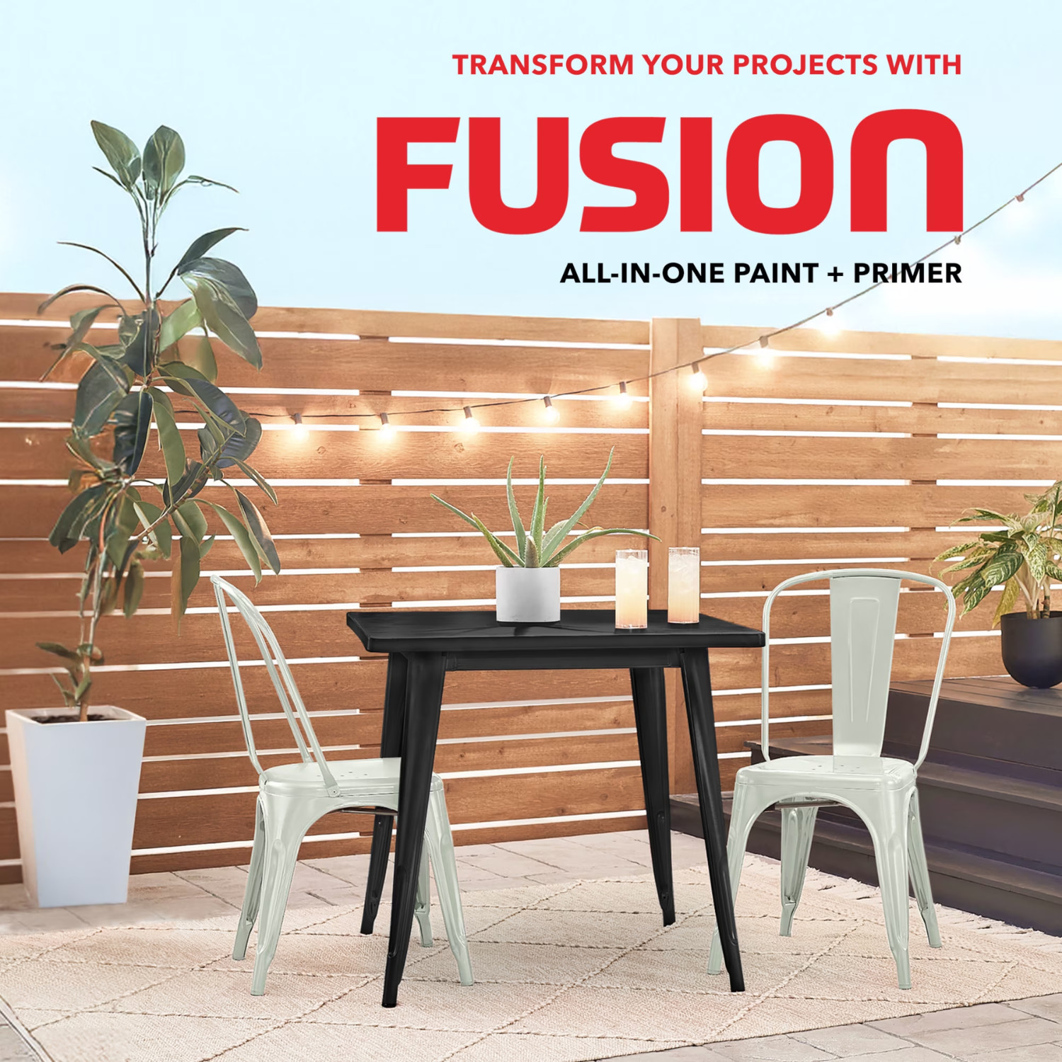 4 Pack Krylon Fusion All-In-One Matte Black Spray Paint 12oz Multi-Surface DIY