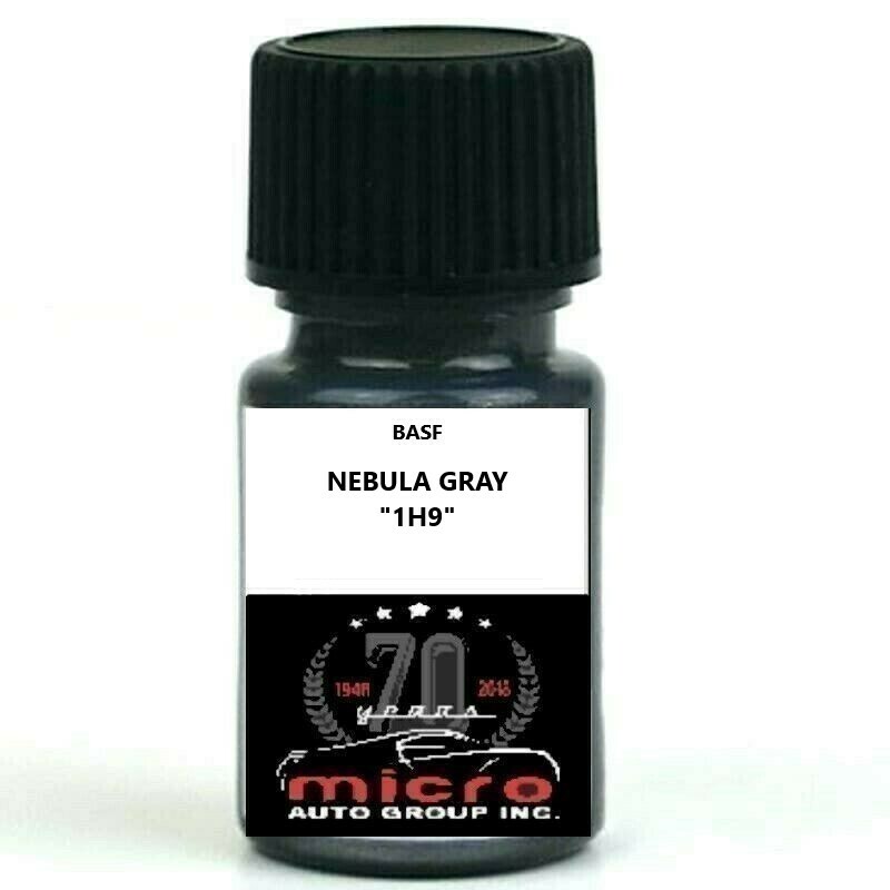 2 Oz Bottle Touch up Paint With Brush For Toyota Nebula Gray 1H9 SHIPS TODAY