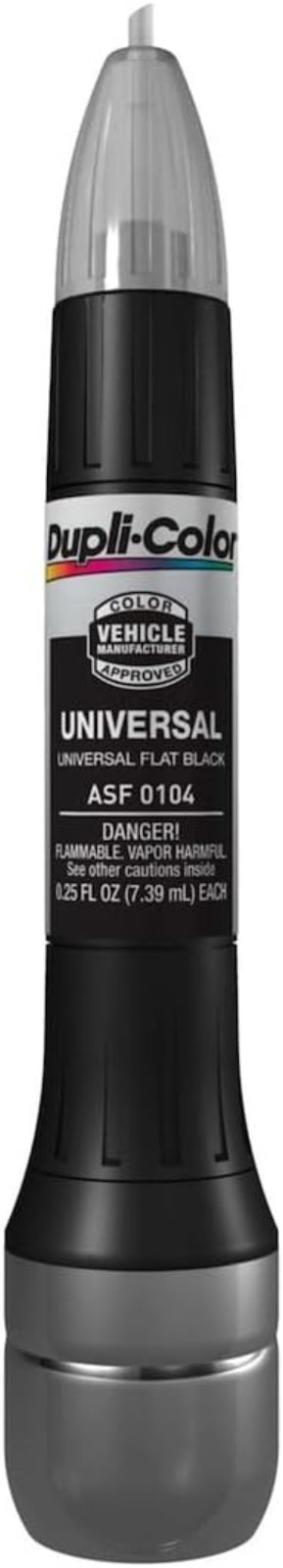 Universal Flat Black Scratch Fix Touch-Up Paint Kit – 0.5 oz with Applicators