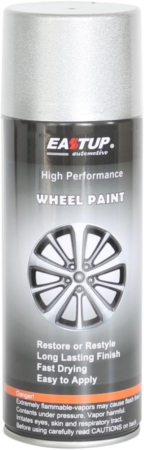 Flash Silver Wheel Spray Paint – Brilliant Metallic Finish 12.8 Fl Oz