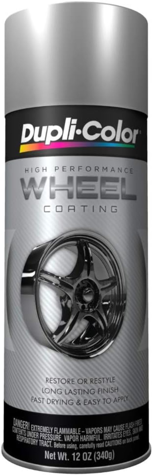 Durable Silver Wheel Coating Paint – 12 oz. Easy Application for Car Enthusiasts