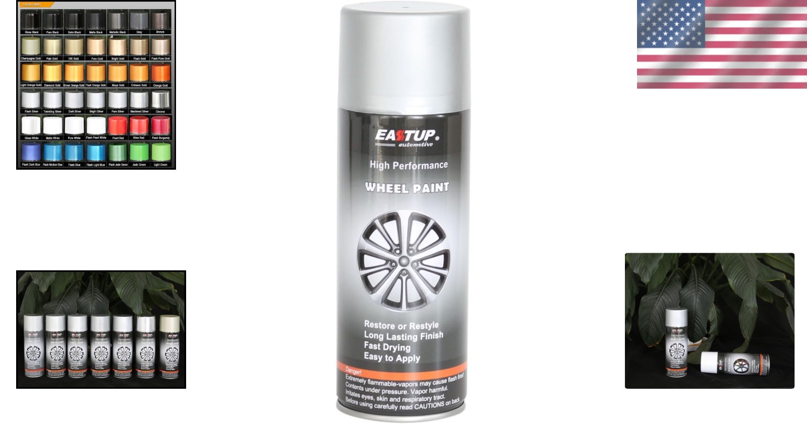 Matt Silver Metallic Wheel Paint – Brilliant Finish, Quick Drying 400ml