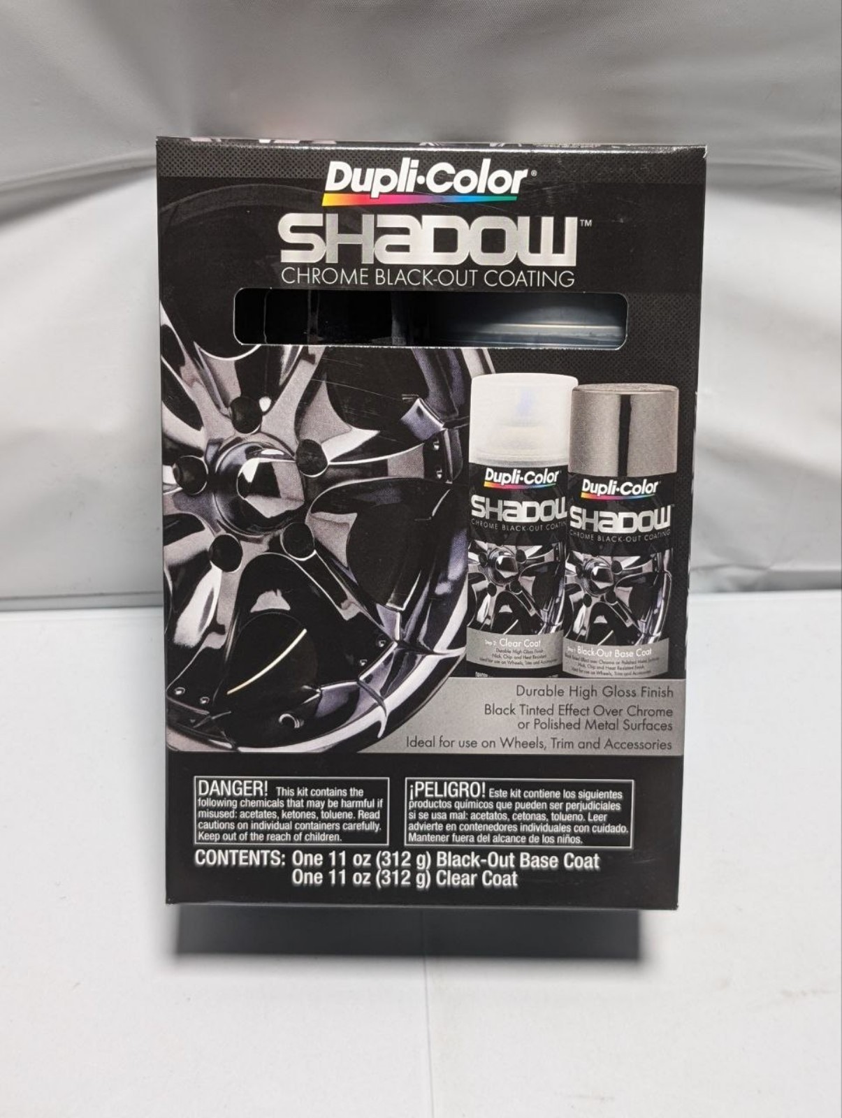 NEW Dupli-Color ESHD10007 Shadow Chrome Black-Out Coating, 1 Kit