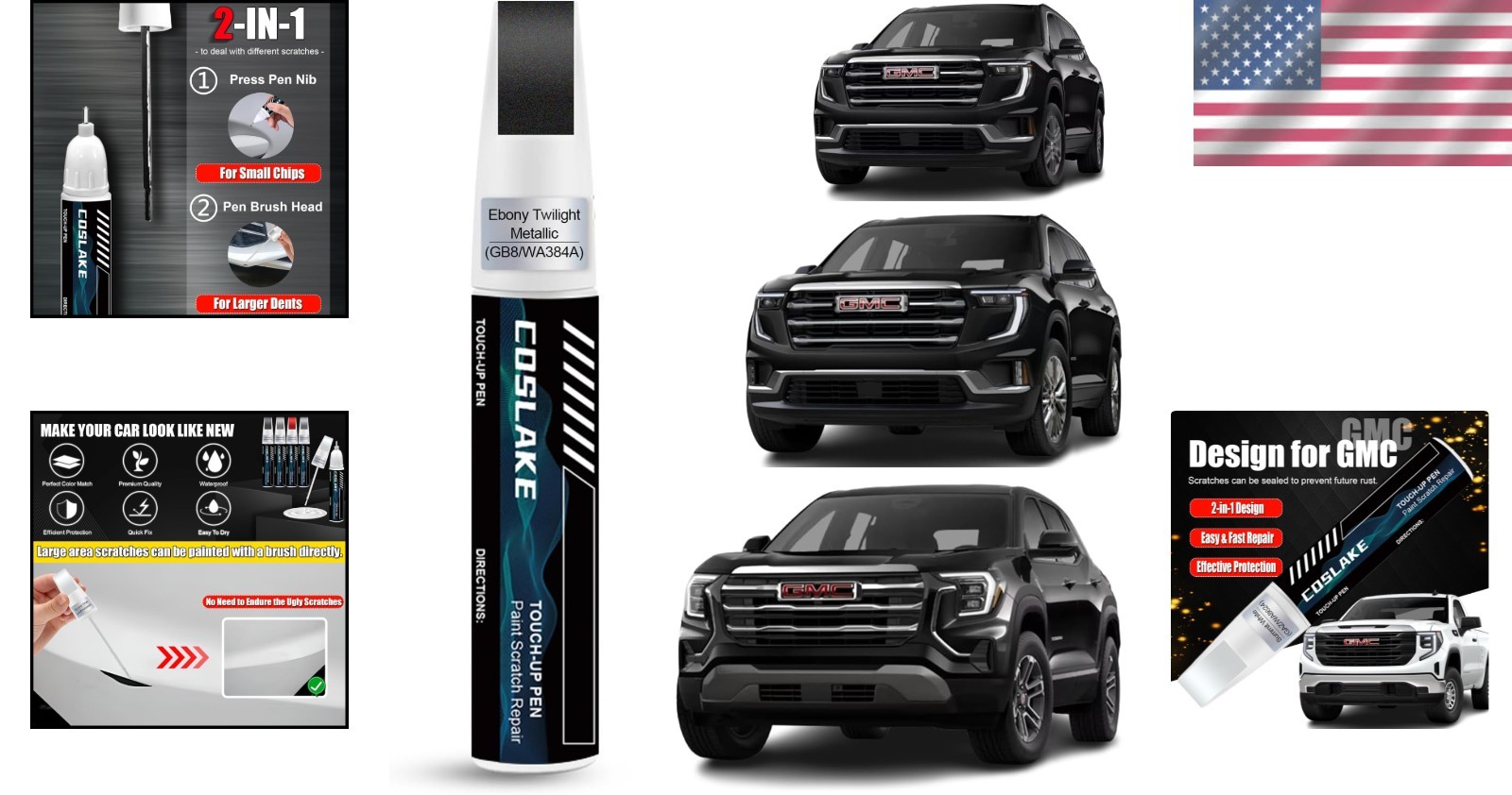 12ml GMC Scratch Repair Paint – Fast-Drying, Color-Matched for Terrain & Acadia