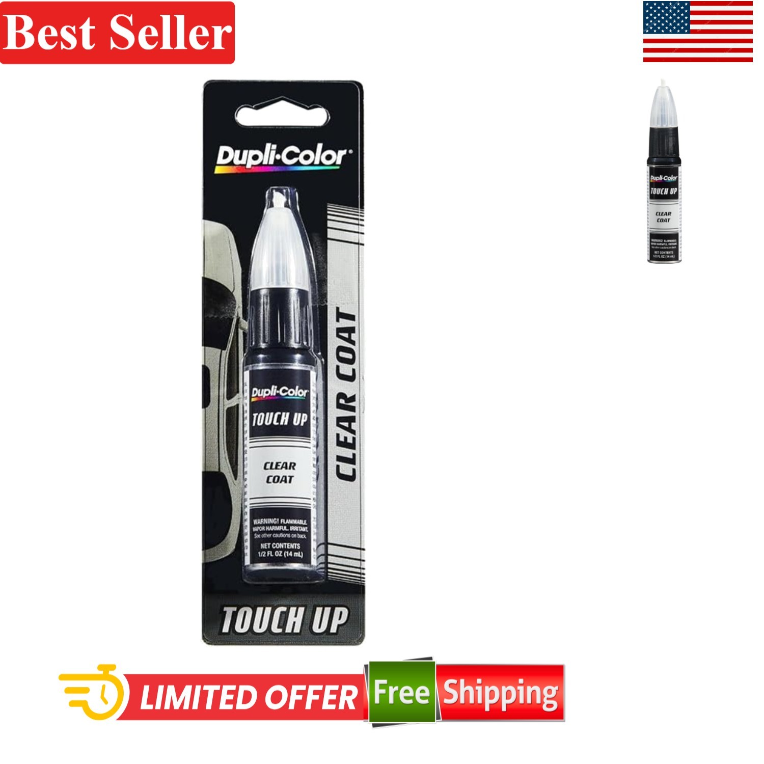 Lacquer Touch Up Paint Pen – Quick Clear Gloss Finish for Multi-Surface Repair