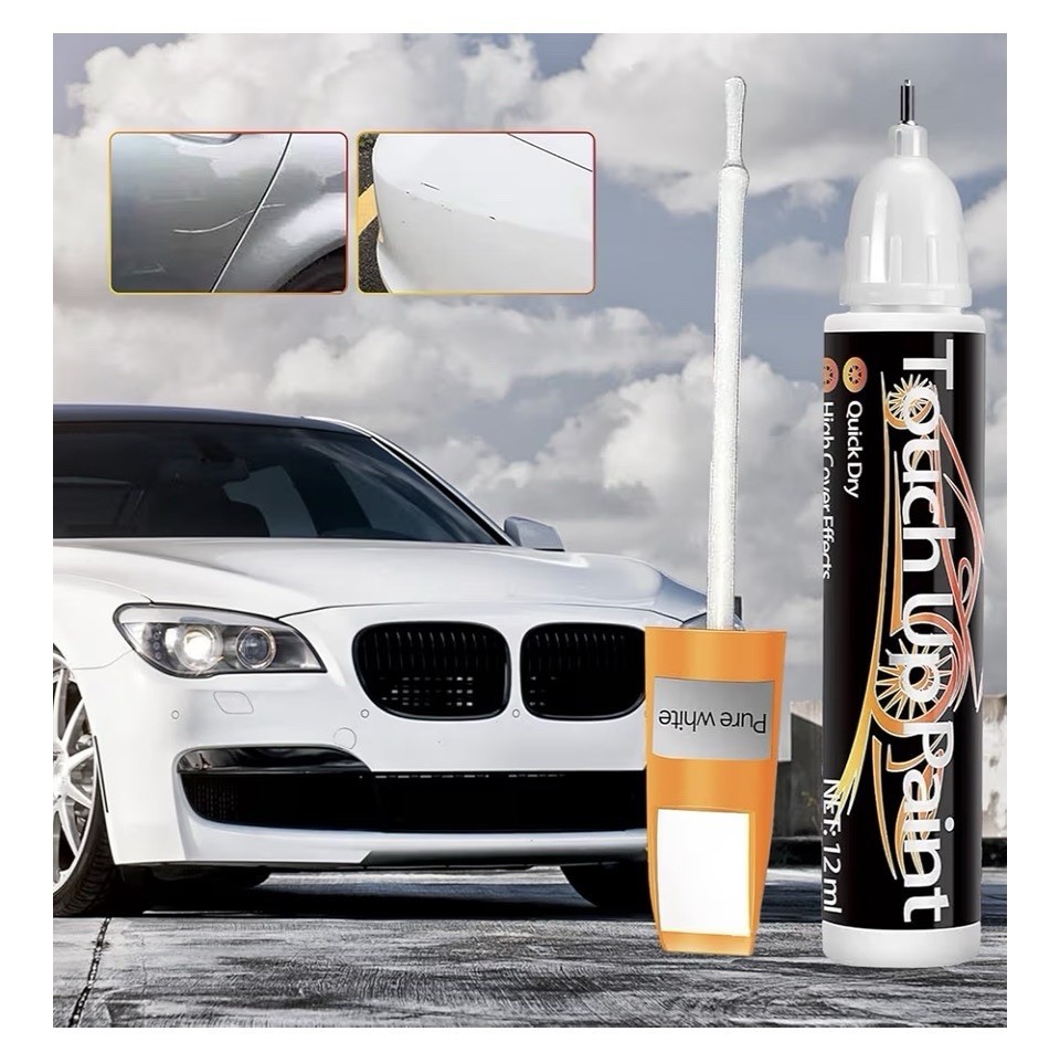 2Pack Car Paint Scratch Repair,Car Scratch Remover,Car Touch Up Paint,12ml,White