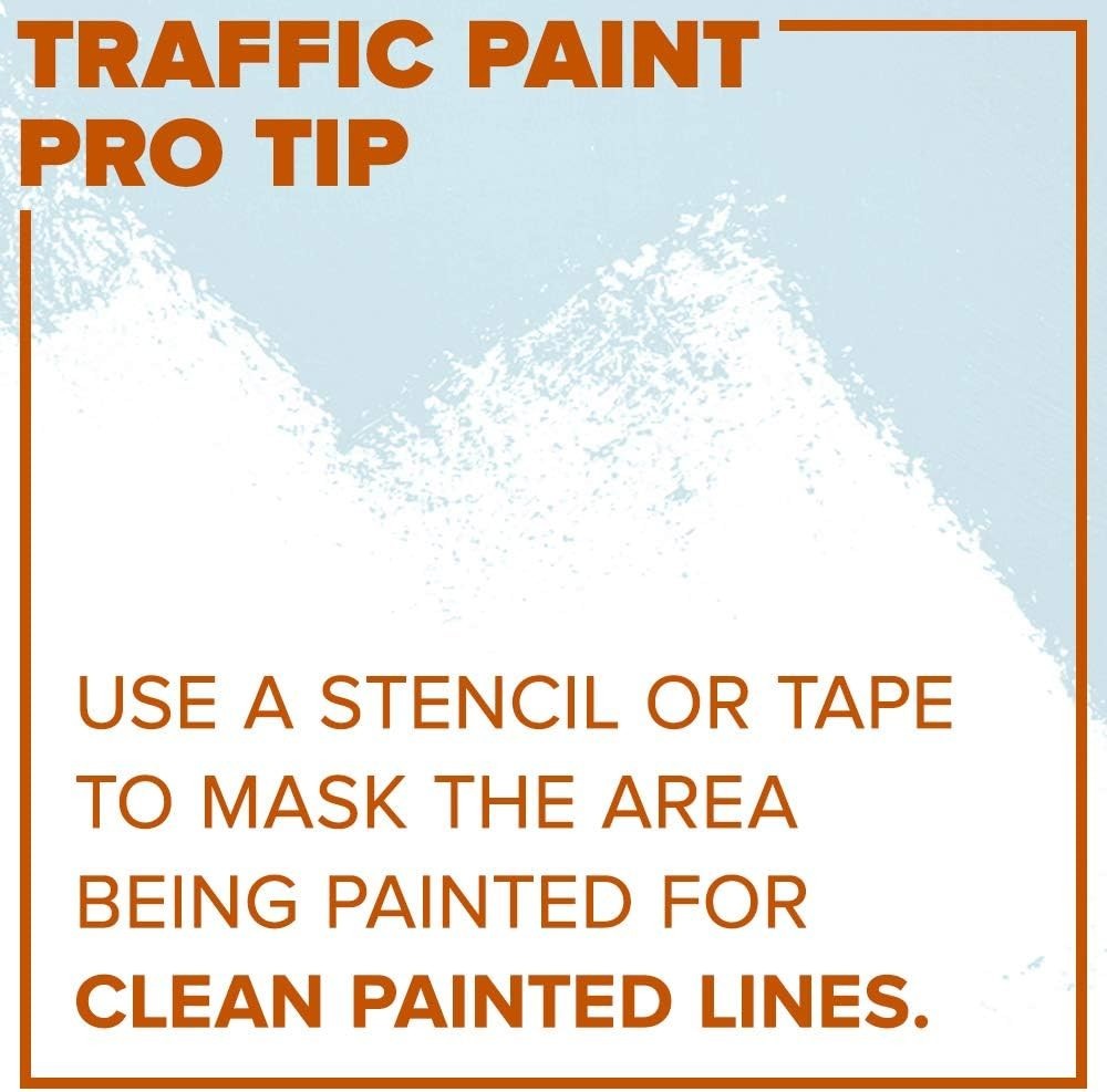 1 Gallon Fast-Drying Acrylic Latex Traffic Paint – Black with Reflective Finish