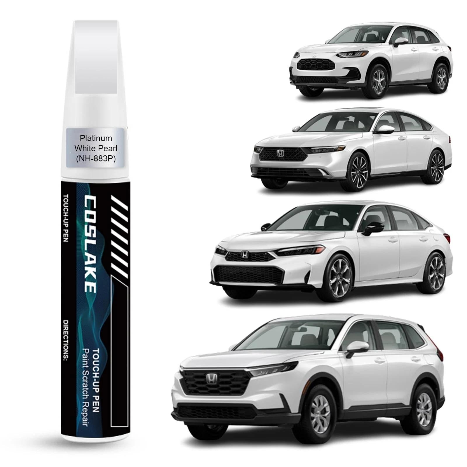 Car Touch Up Paint(platinum White Pearl(nh-883p)) for Honda, Car Paint Scratc…