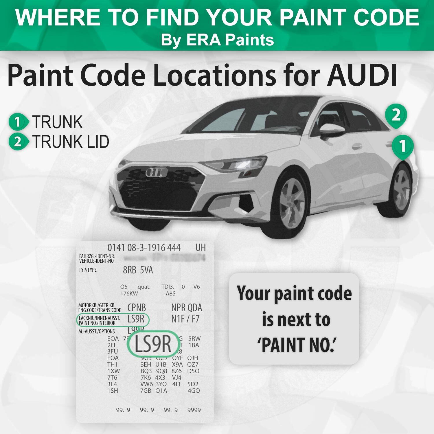 AUDI LV5S/3P – Antigua Blue Metallic OEM Match Touch Up Paint Kits