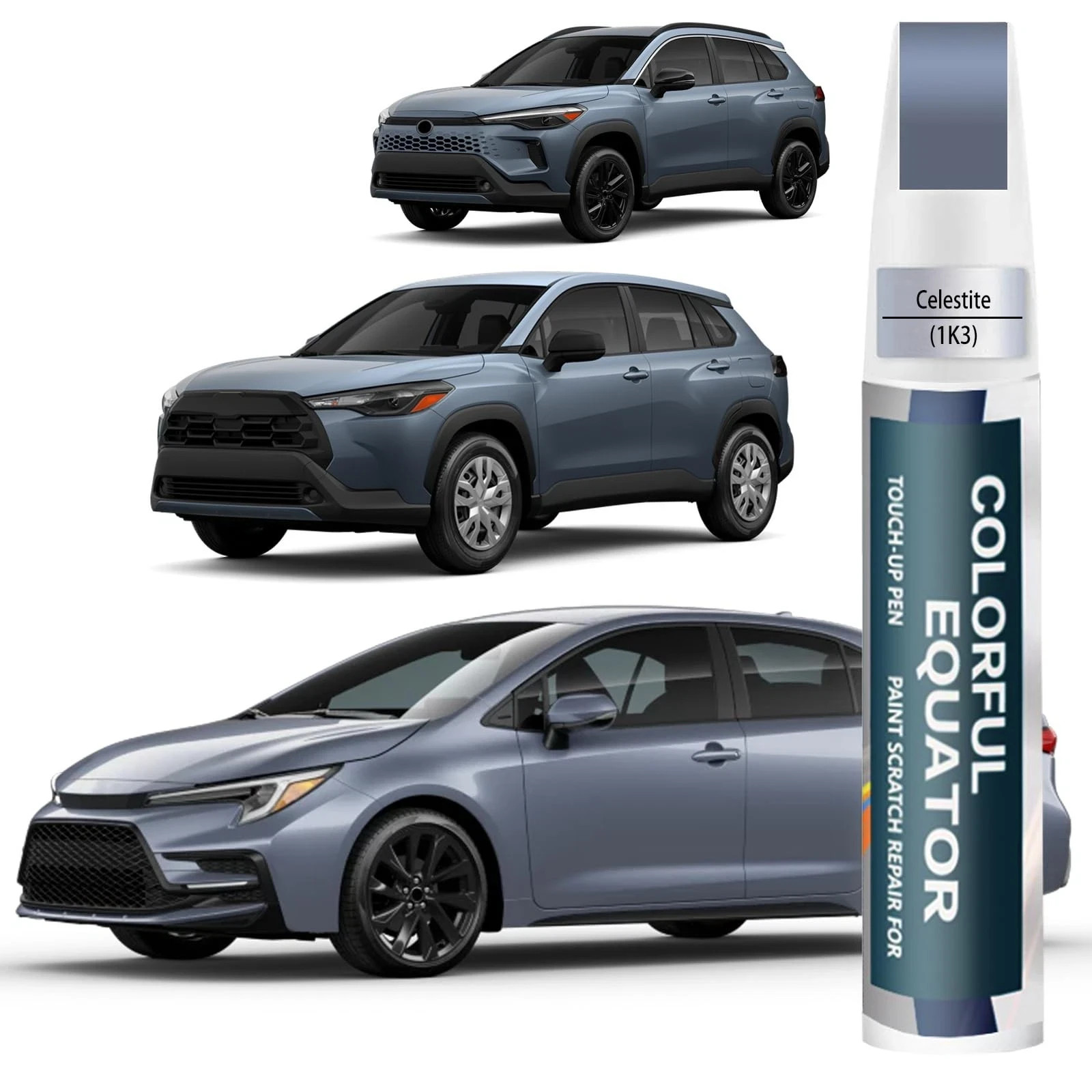 Touch Up Paint Kit For Toyota 1K3 Celestite Professional Finish