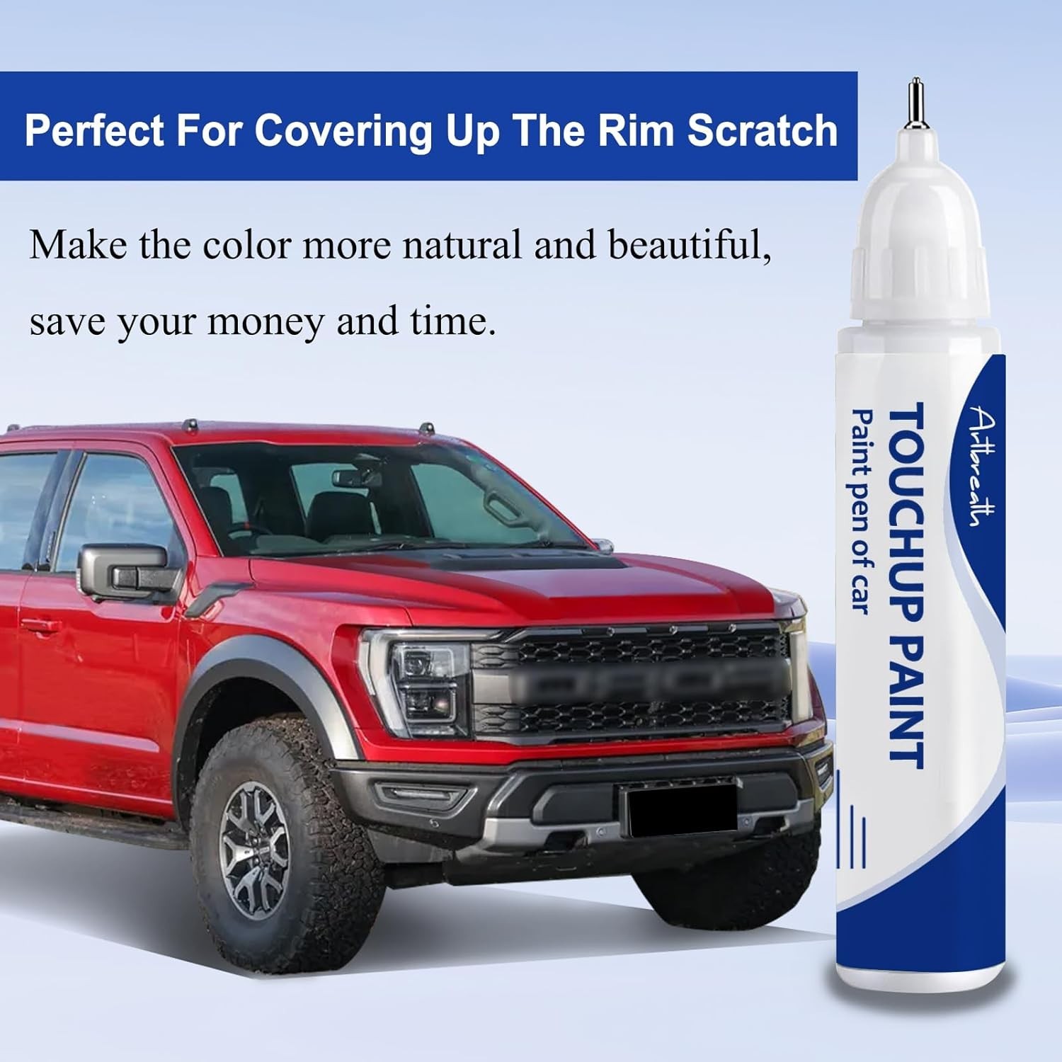 Rapid Red Metallic Tinted Clearcoat(D4) Touch Up Paint for Ford -Exact Match–