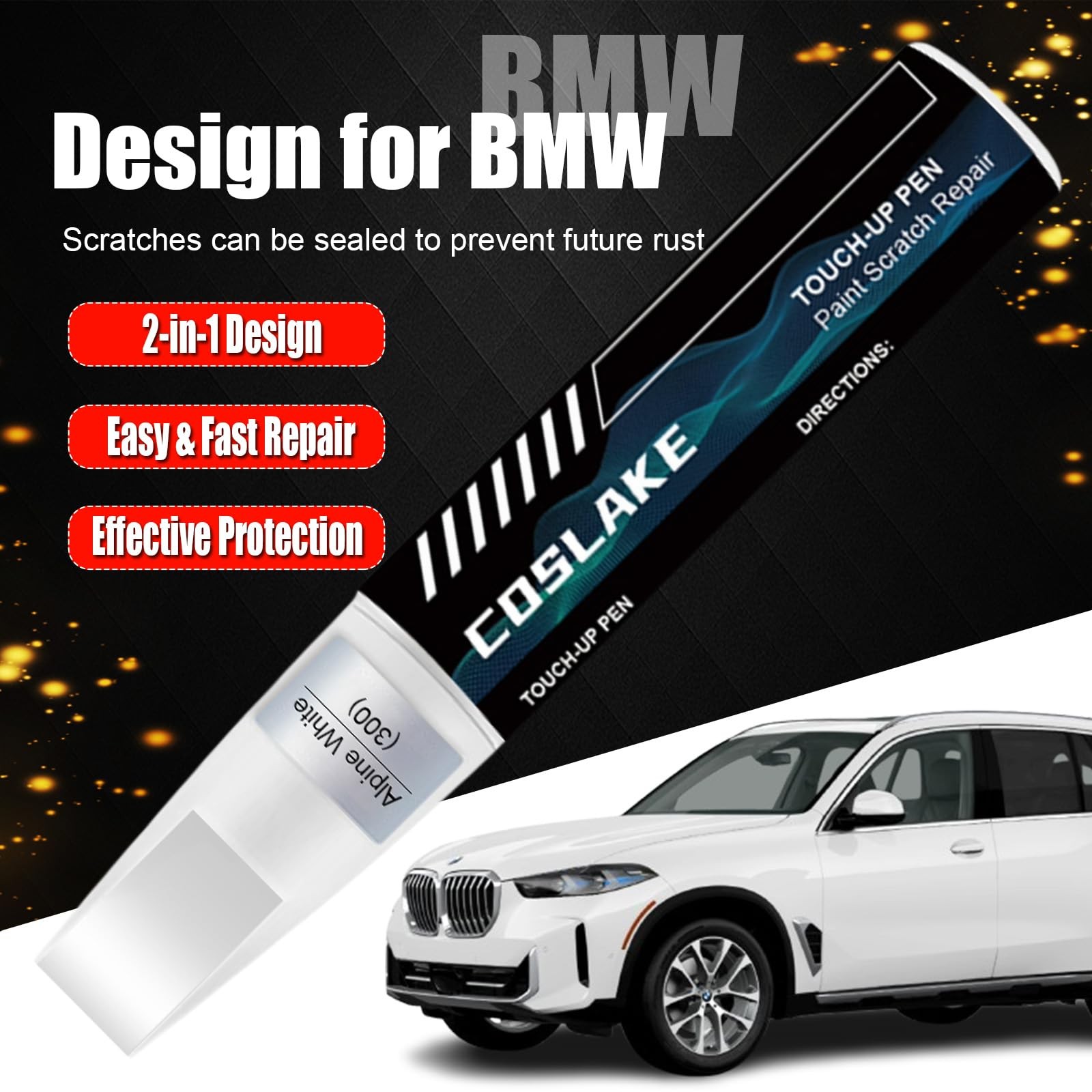 0.41 Fl Oz (Pack of 1), Mineral White Metallic(A96) for…