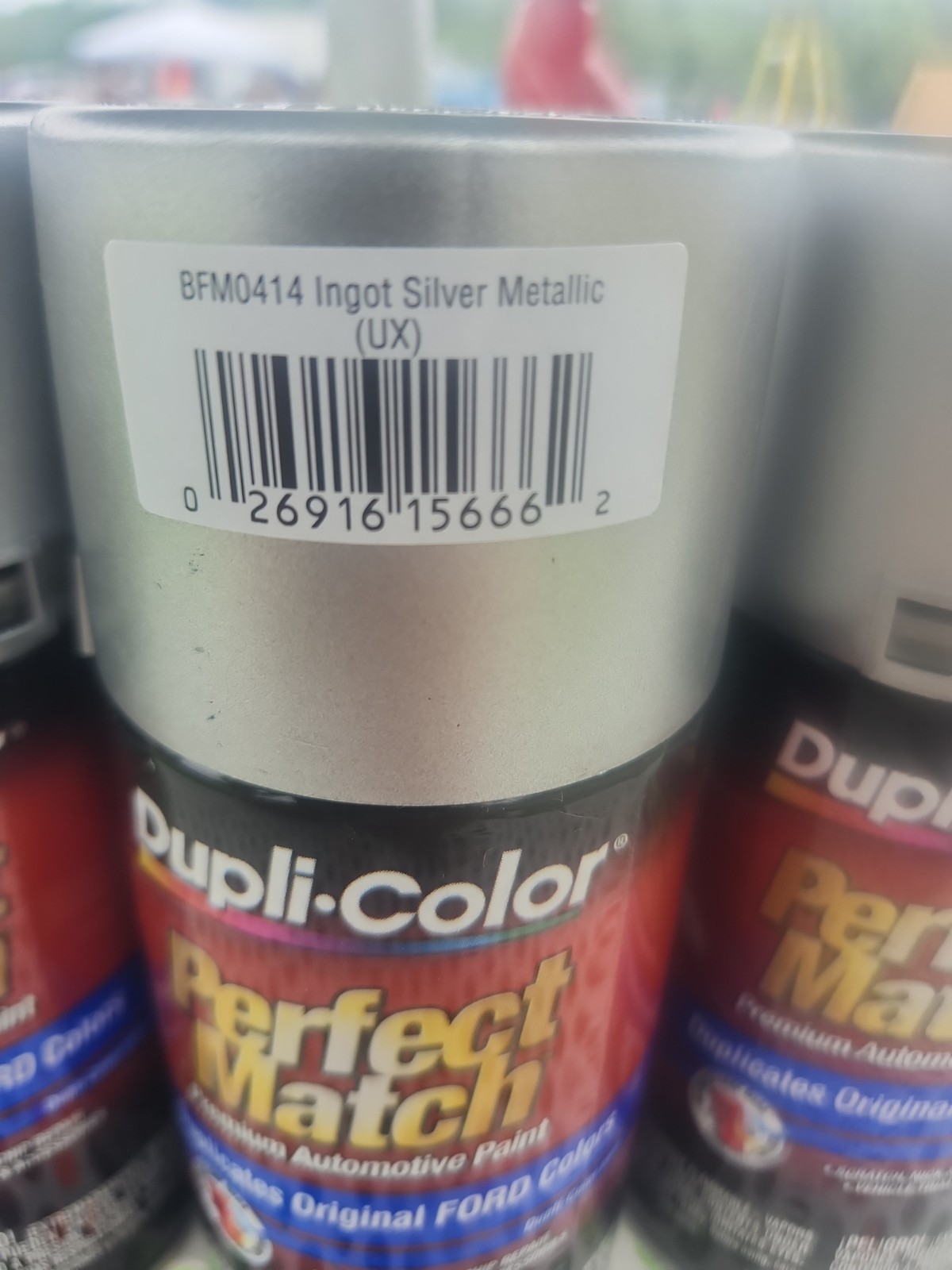 Duplicolor BFM0414 Perfect Match Ford Ingot Silver Metallic 8 oz Aerosol 3 pack