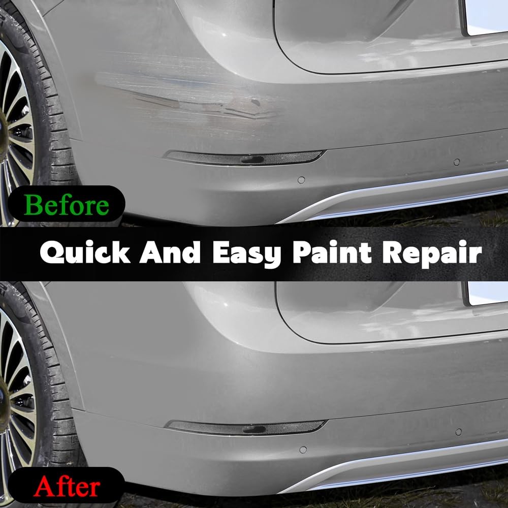 Silver Touch Up Paint for Cars Auto Scratch Repair Pen Brush Sliver 0.4 Fl Oz