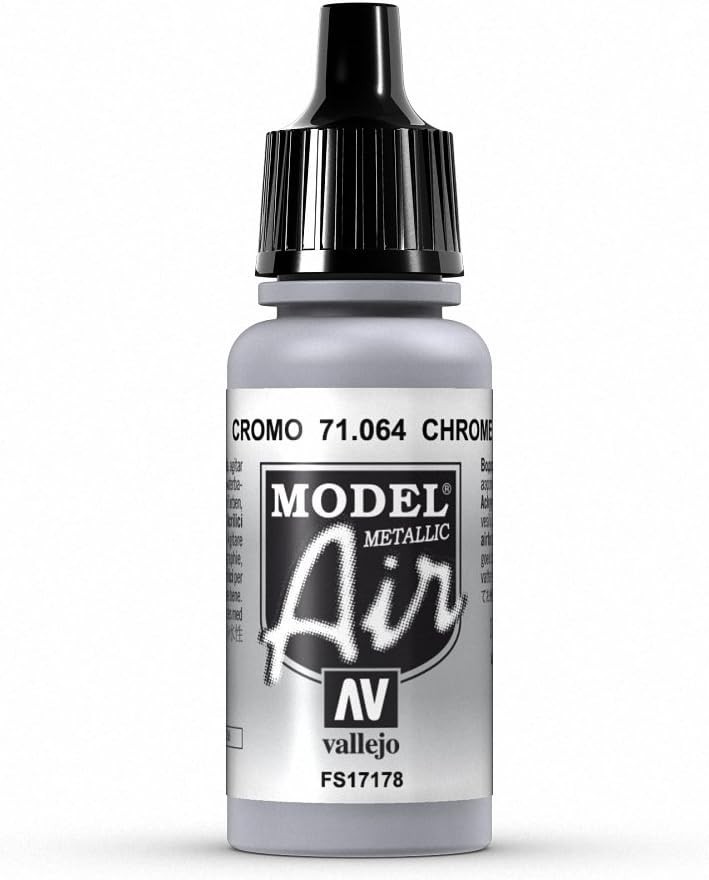 Acrylic Paint in Metallic Chrome – 17ml Glow Feature, Perfect for Art Projects