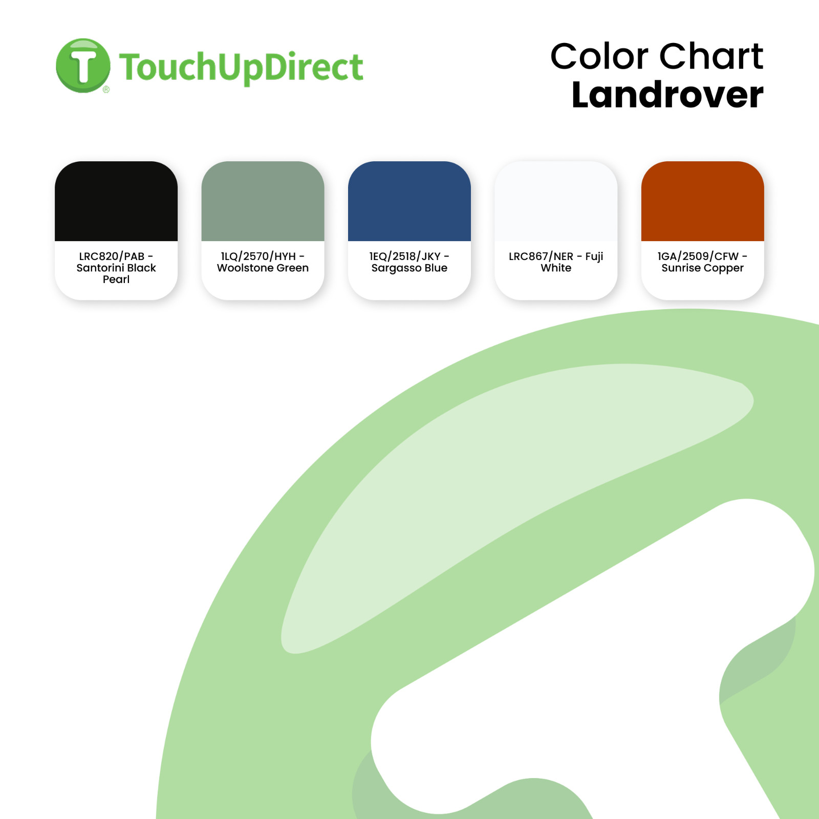Land Rover Touch Up Paint by TouchUpDirect – Brush or Spray Paint – Choose Color