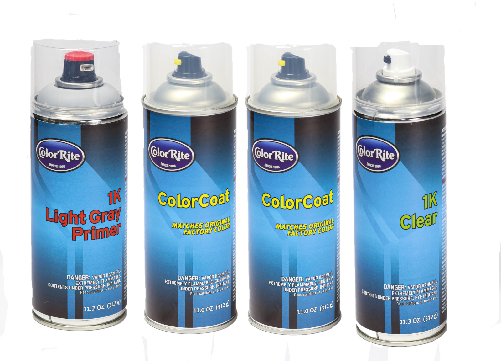 Harley Davidson Mysterious Red Sunglo #6005/1650 AEROSOL KIT 4 Cans W/Clear, Pri