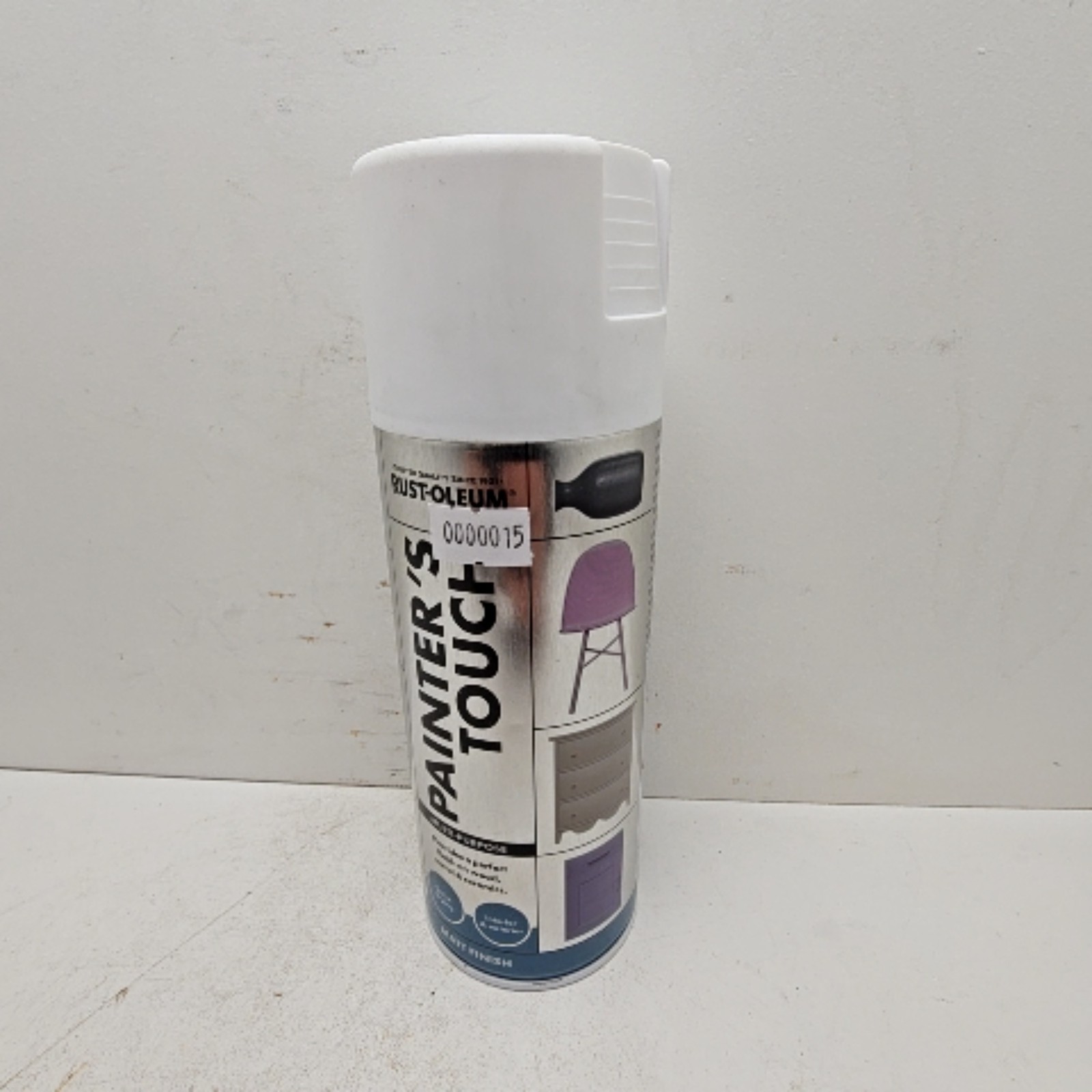 Rust-Oleum Painter’s Touch Multi-Purpose White Matt Spray Paint 400ml ref15