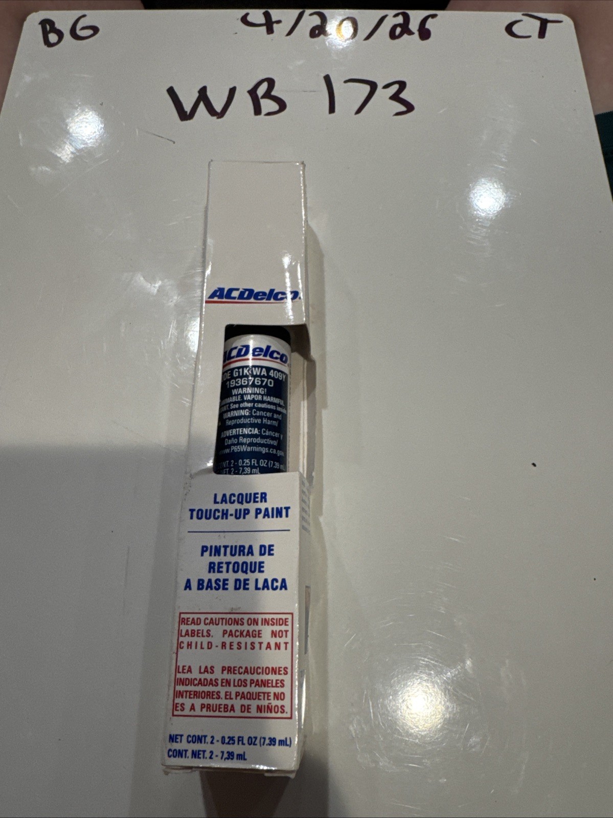 GM 19367670 Touch Up Tube Paint Four In One (0.5 Ounce) Genuine General Motors
