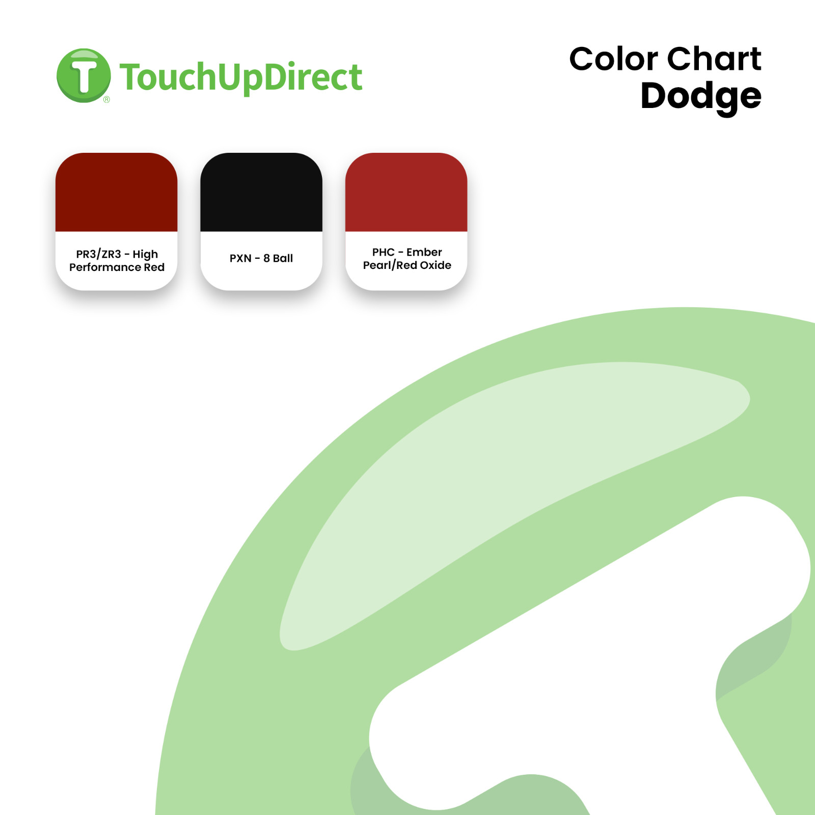 Dodge Touch Up Paint by TouchUpDirect – Brush or Spray Paint – Choose Your Color
