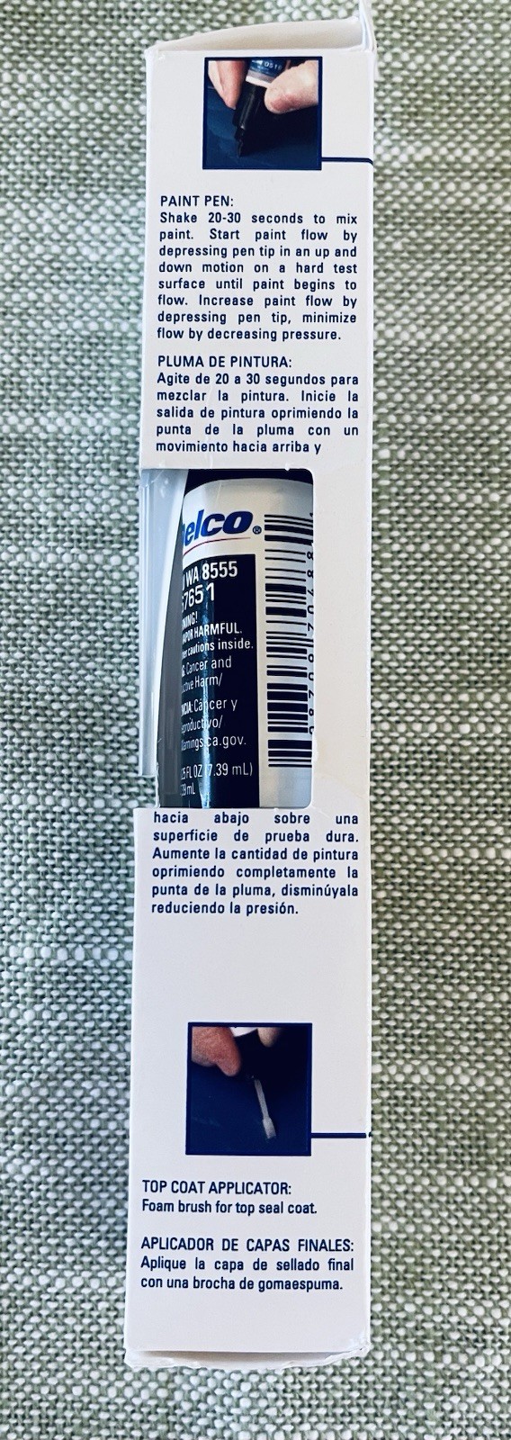 Black Touch-Up Paint OEM Genuine GM AC Delco Code WA 8555 Part #19367651