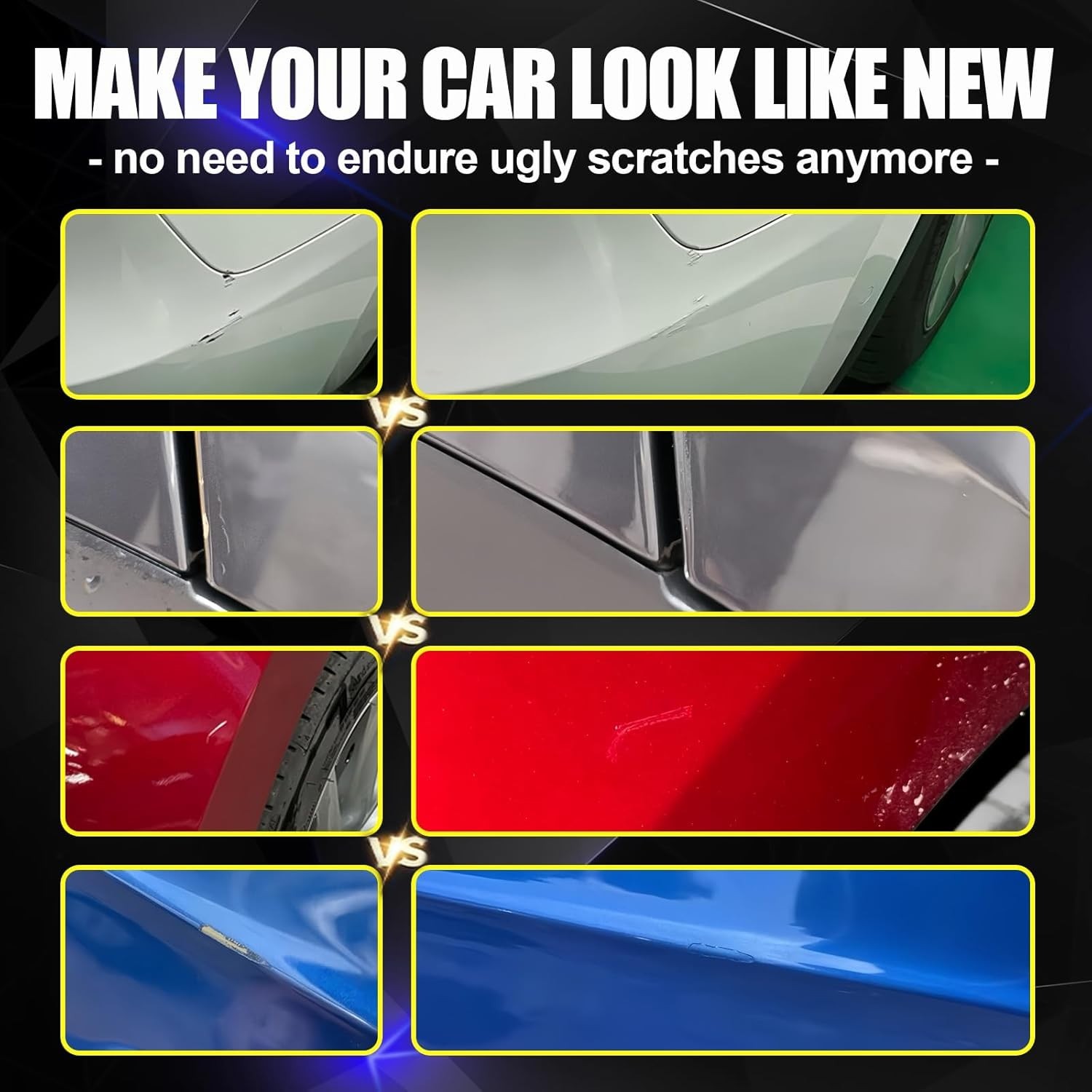 Ultra Red 2-in-1 Tesla Car Paint Repair Kit – Brush & Pen for Easy Application