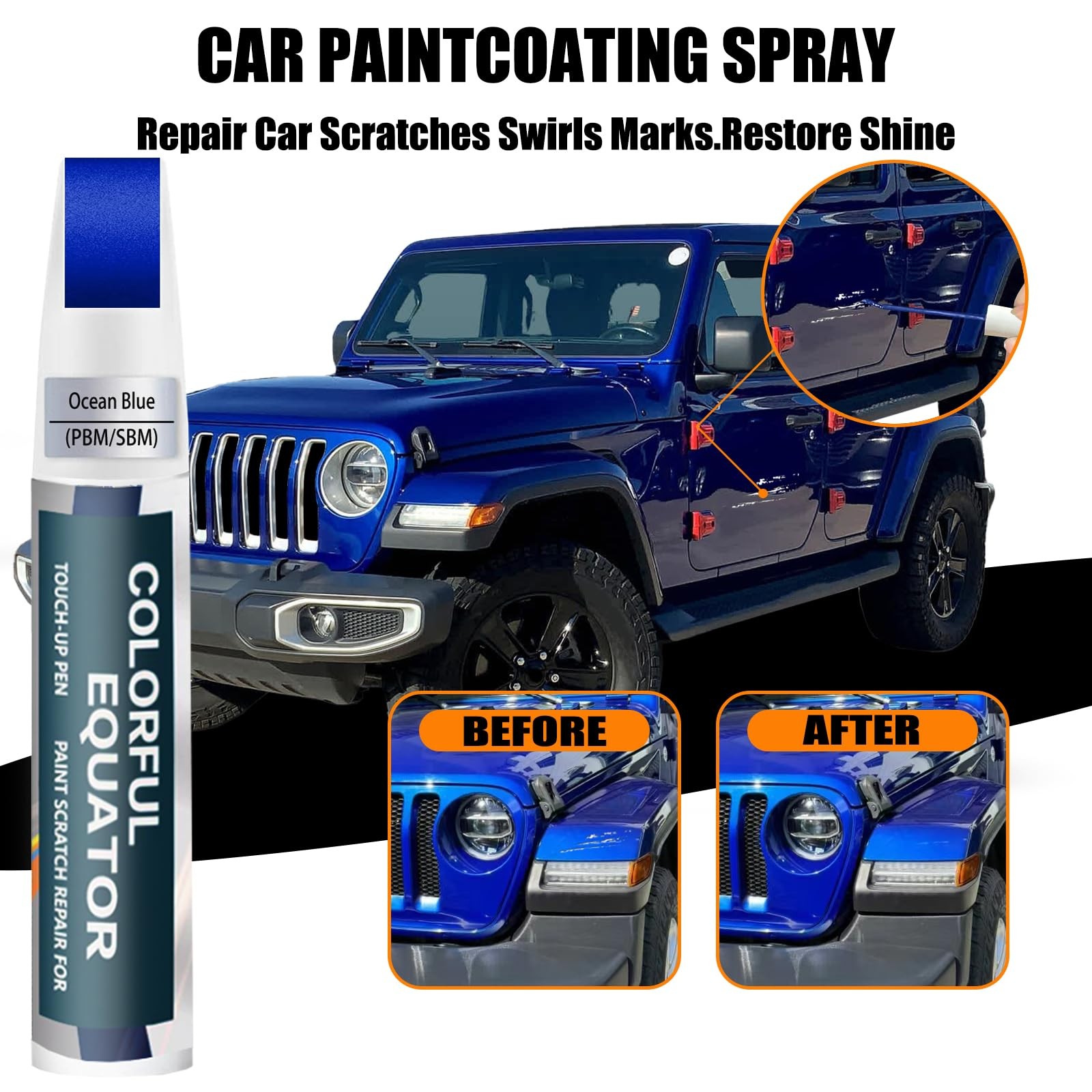 0.4 Fl Oz (Pack of 1), Ocean Blue(PBM/SBM) Compatible with…