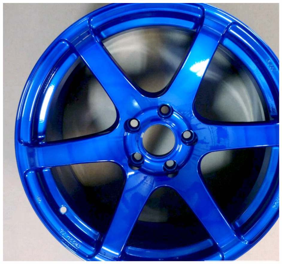 Metallic Blue Chrome Wheels Spray Paint Rim Steel Aluminum +Primer Coating 3Cans