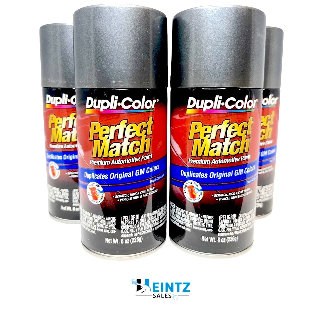 Duplicolor BGM0347 Perfect Match GM Medium Gray Metallic 15 WA8573 – 8oz 4 PACK