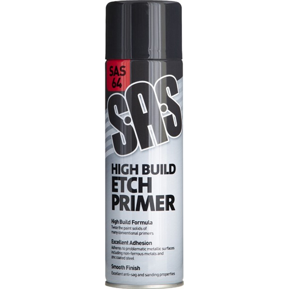 Etch Primer High Build SAS 6 x 500ml Aerosols SAS64-6