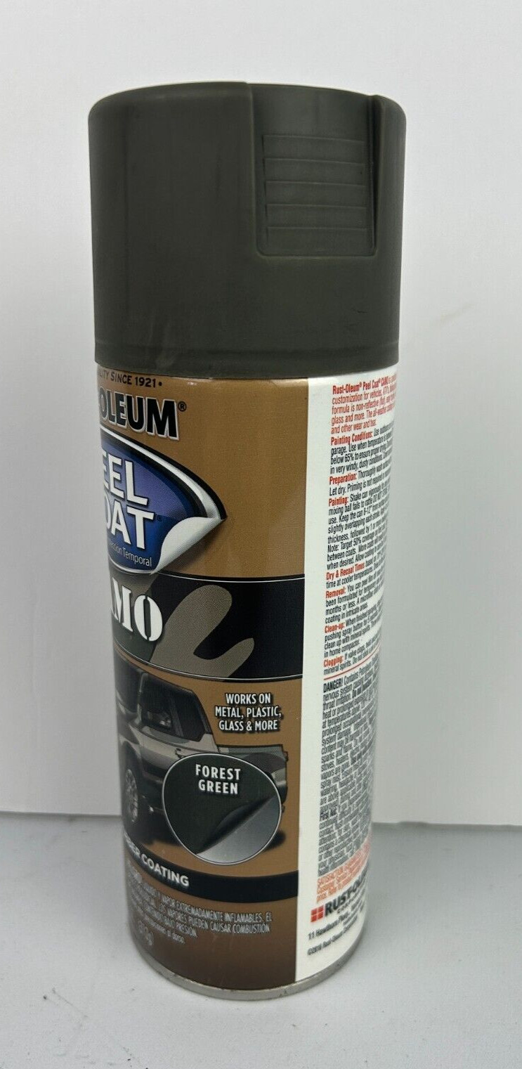 NEW Rustoleum Camo Peel Coat Forest Green Rubber Coating Non-Reflective 300838