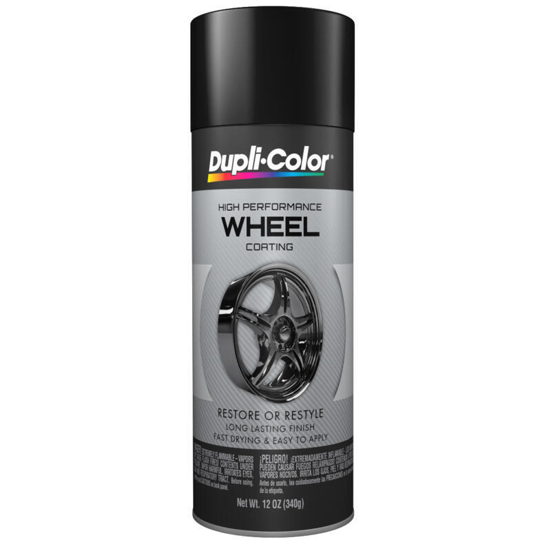 Duplicolor HWP108, Wheel Coating / Paint, Gloss Black – 12 oz Aerosol