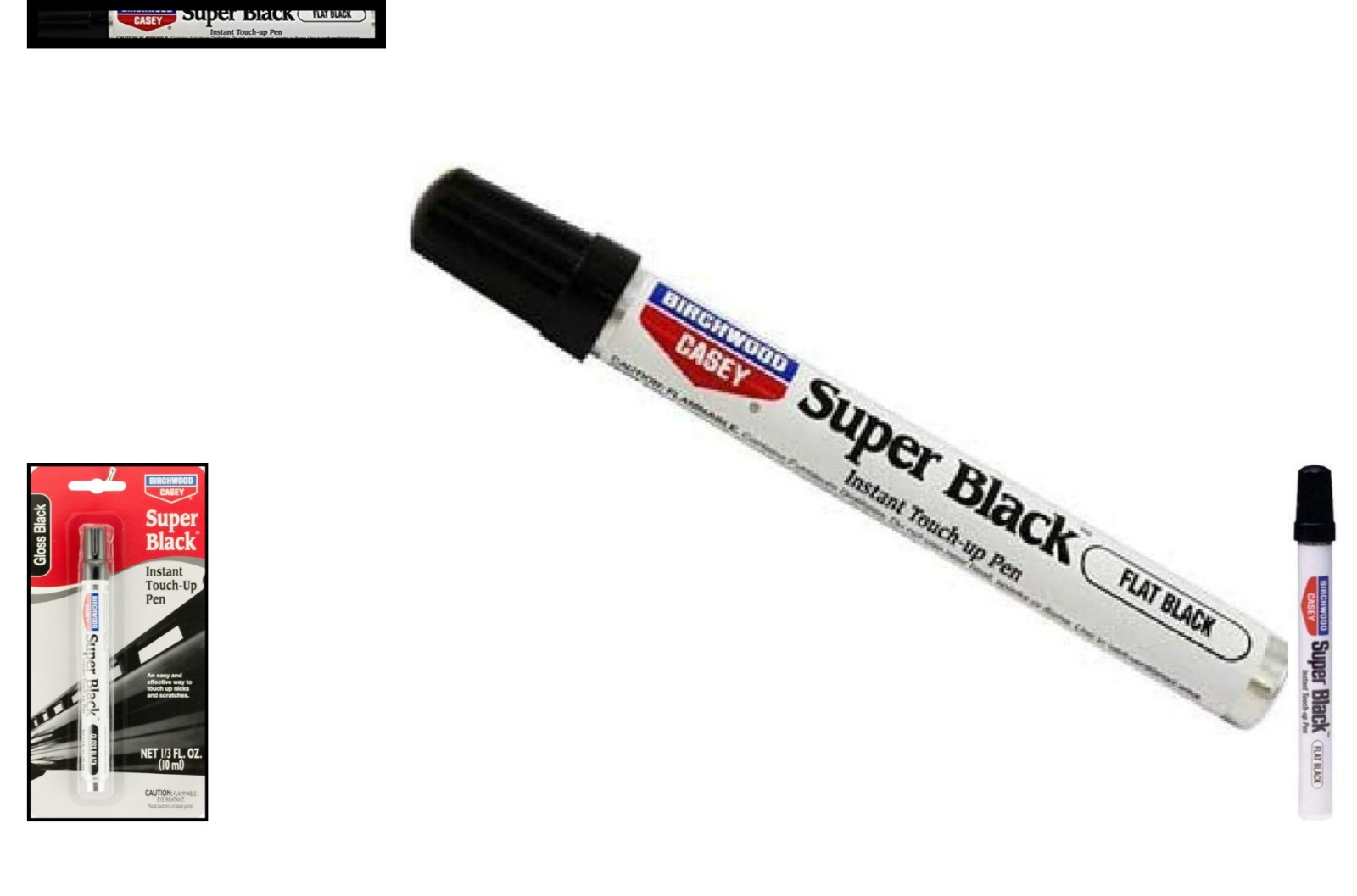 0.33 oz Non-Toxic Super Black Touch-Up Pen for Sporting Equipment Repairs